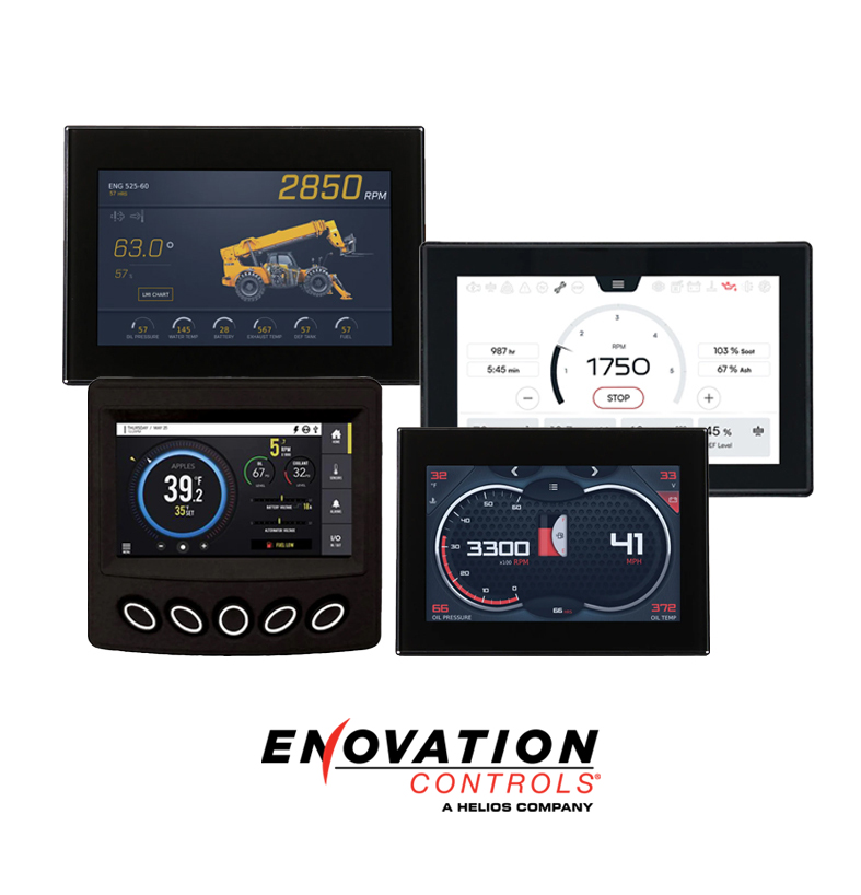 Enovation Controls Rugged Vehicle Displays
